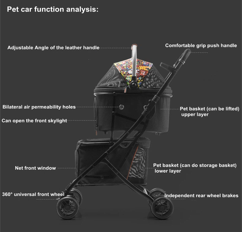 pet stroller detachable